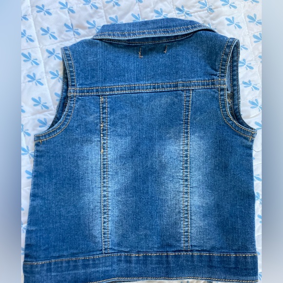 7 For All Mankind Toddler Jean Vest 18 month excellent condition! - Picture 4 of 4